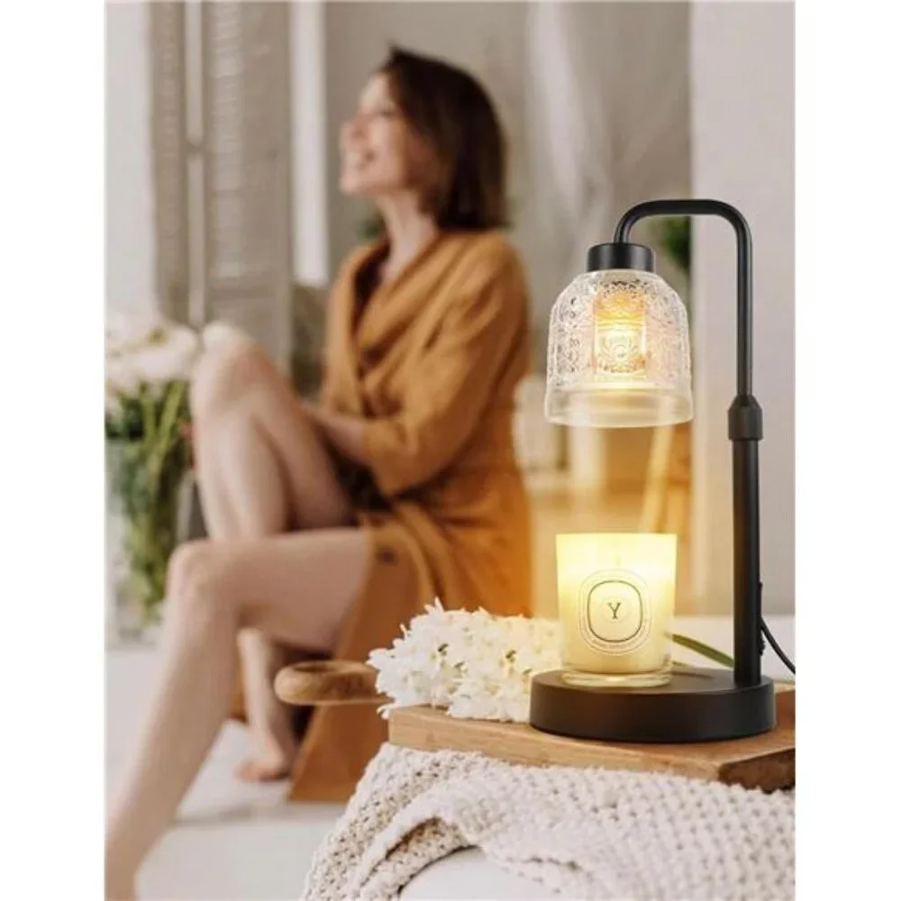 Candle Warmer Lamp with Timer Dimmable, Adjustable Lamp Candle Warmer, Birthday